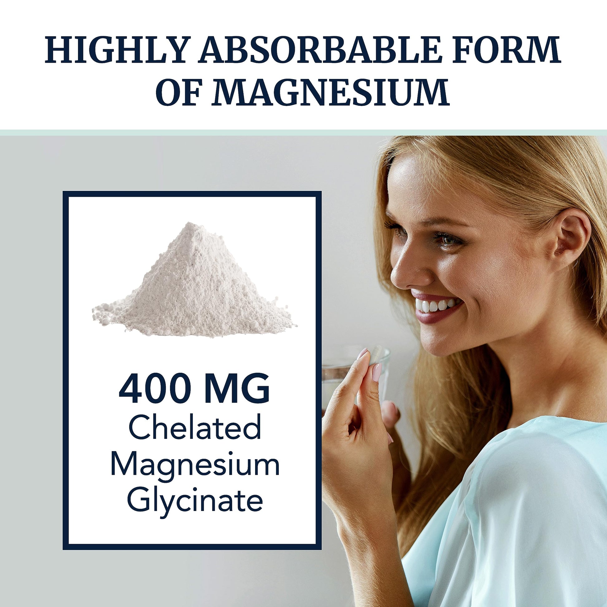 Magnesium Bisglycinate 400mg | Chelated Bisglycinate for Muscle Relaxation, Bones Nobi NutritionBuy Supplements Australia