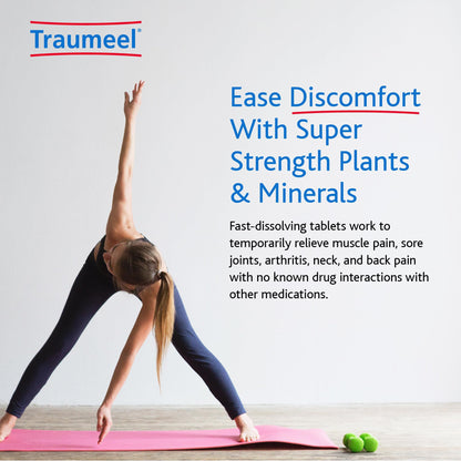 MediNatura Traumeel Homeopathic Arnica + 13 Active Ingredients for Muscle, Joint, Back, Arthritis, Injury, Exercise Related Pain & Soreness - Made in Germany - 100 Tablets MediNaturaBuy Supplements Australia