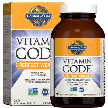 Garden of Life Multivitamin Code Perfect Weight Loss for Women and Men, Healthy Active Metabolism Garden of LifeBuy Supplements Australia