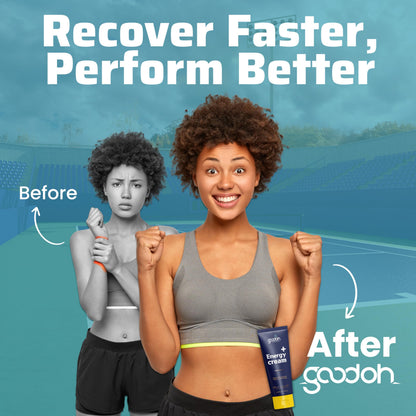 GOODOH Muscle & Joint Relief Cream with MSM (Dimethyl Sulfone), Glucosamine & Chondroitin – Fast Absorbing Cream for Muscle Pain, Joint Stiffness & Recovery – 3.38 oz GOODOHBuy Supplements Australia