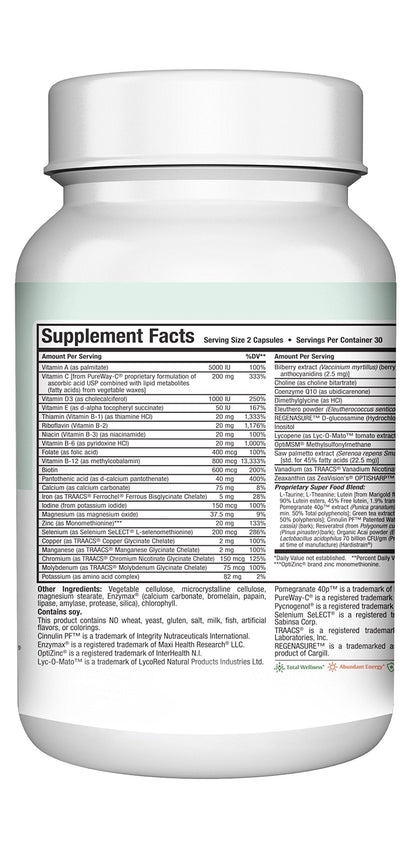 Mens Multivitamin 50 Plus – Daily Multivitamin for Men Over 50 with Vitamin B12, A, D, C, Zinc, Magnesium & More – Energy, Immune & Heart Support Mens Multi Vitamins - Non-GMO – 60 Capsules Maxi HealthBuy Supplements Australia
