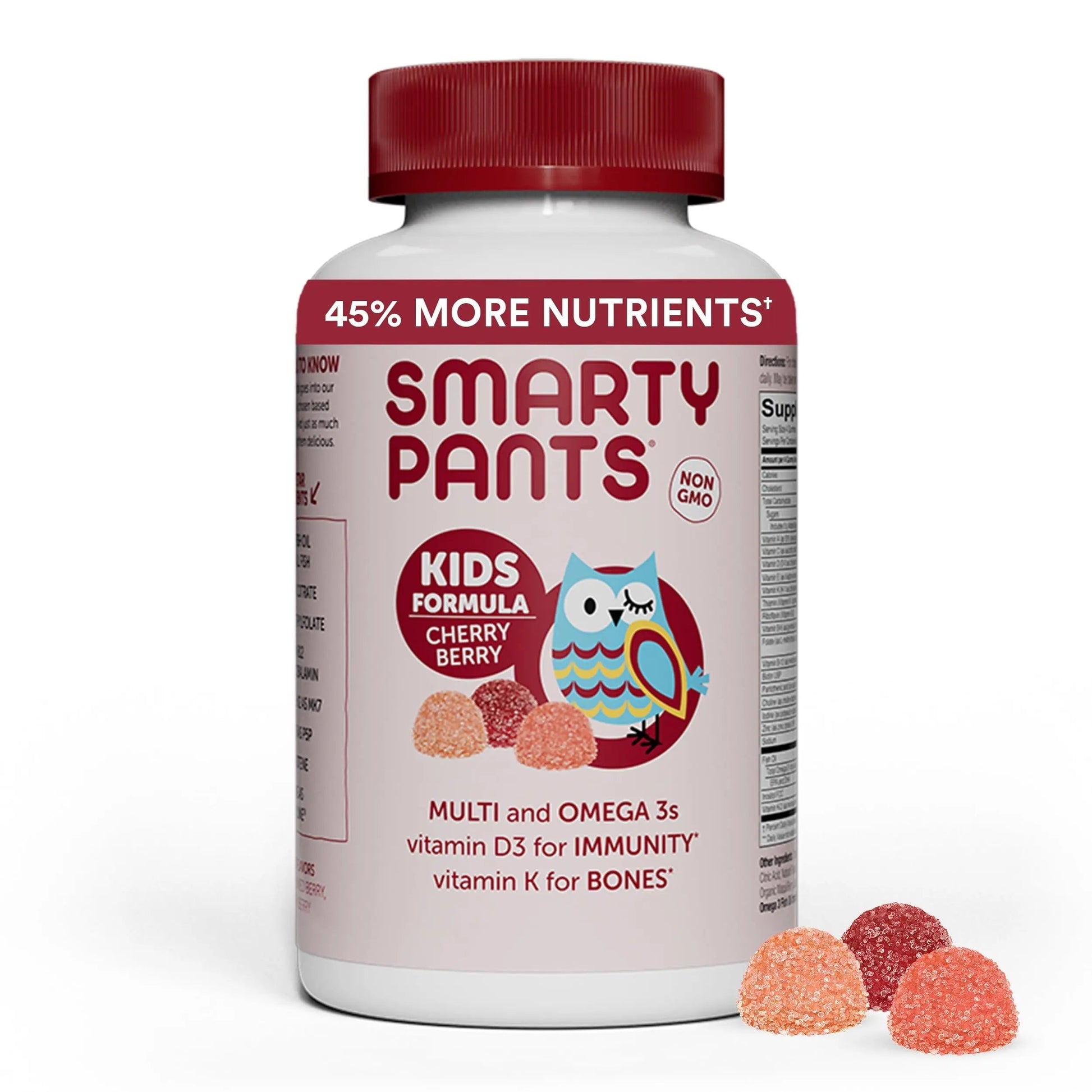 SmartyPants Kids Multivitamin Gummies: Omega 3 Fish Oil (EPA/DHA), Vitamin D3, C, Vitamin B12, B6, A, K & Zinc for Immune Support SmartyPants
