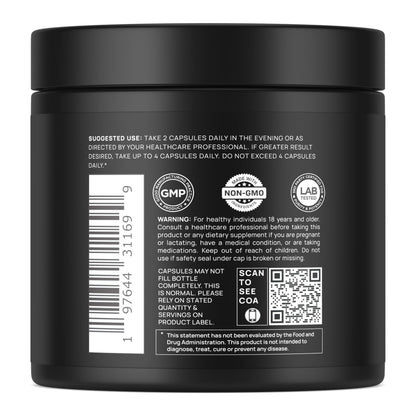 Triple Sleep Magnesium L-Threonate w. Apigenin, Theanine & Magtein Magnesium L Threonate - High Absorption Magnesium Supplement Capsules