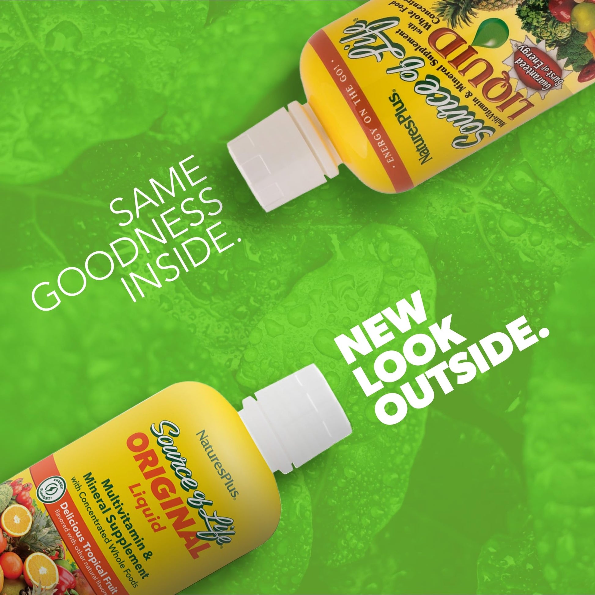 NaturesPlus Source of Life Liquid - 30 fl oz - Tropical Fruit Flavor - Wholefood Supplement, Energy Booster, Antioxidant - Vegetarian, Gluten-Free - 30 Servings Aus HealthcareBuy Supplements Australia