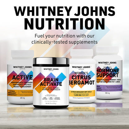 Whitney Johns Citrus Bergamot for Women, Clinically Tested Bergamot Supplement Specifically Formulated for Womens Health and Wellness, Antioxidant, 1200mg, 90 Tablets Whitney JohnsBuy Supplements Australia