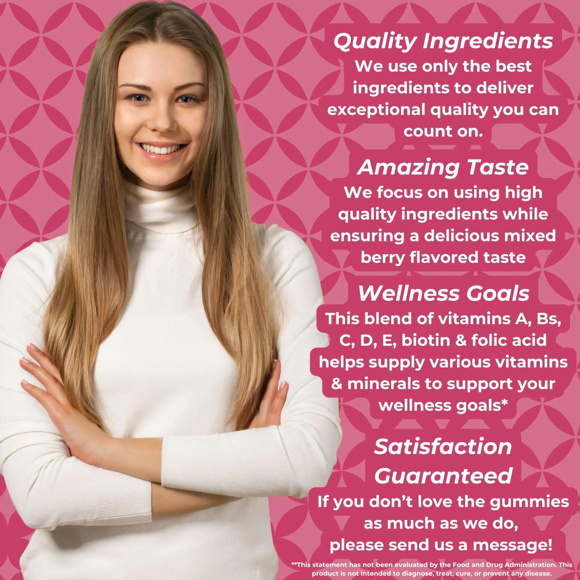 Best Health Women’s Multivitamin Gummies, Multivitamin for Women with Biotin, Folic Acid, Vitamins A,C,D,E,Natural Mixed Berry Flavor (180ct) Best HealthBuy Supplements Australia