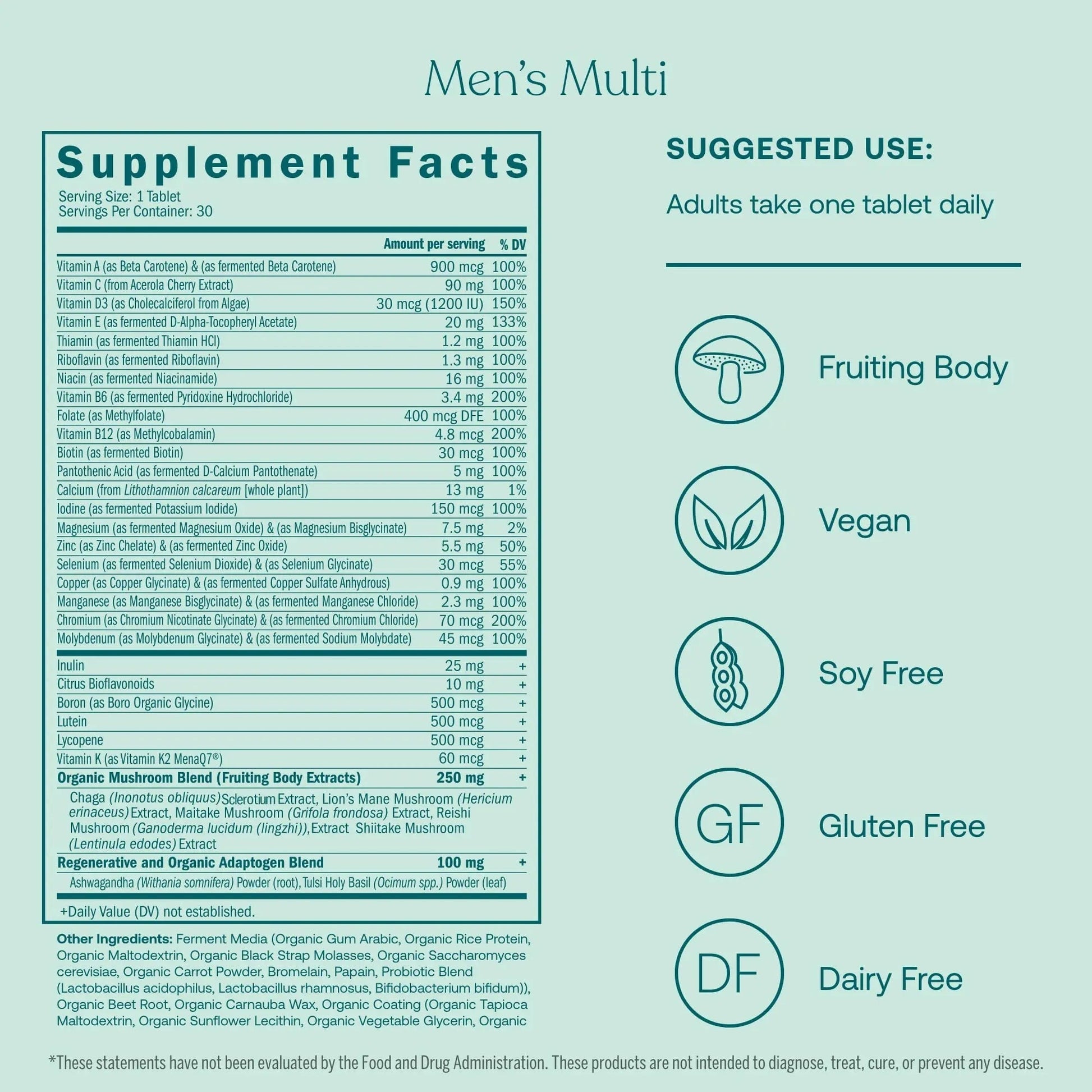 True Grace One Daily Men’s Multivitamin (30 Vegan Tablets) + One Daily Women’s Multivitamin (30 Vegan Tablets) - Non-GMO & Gluten Free - 30-Day Supply of Each True GraceBuy Supplements Australia