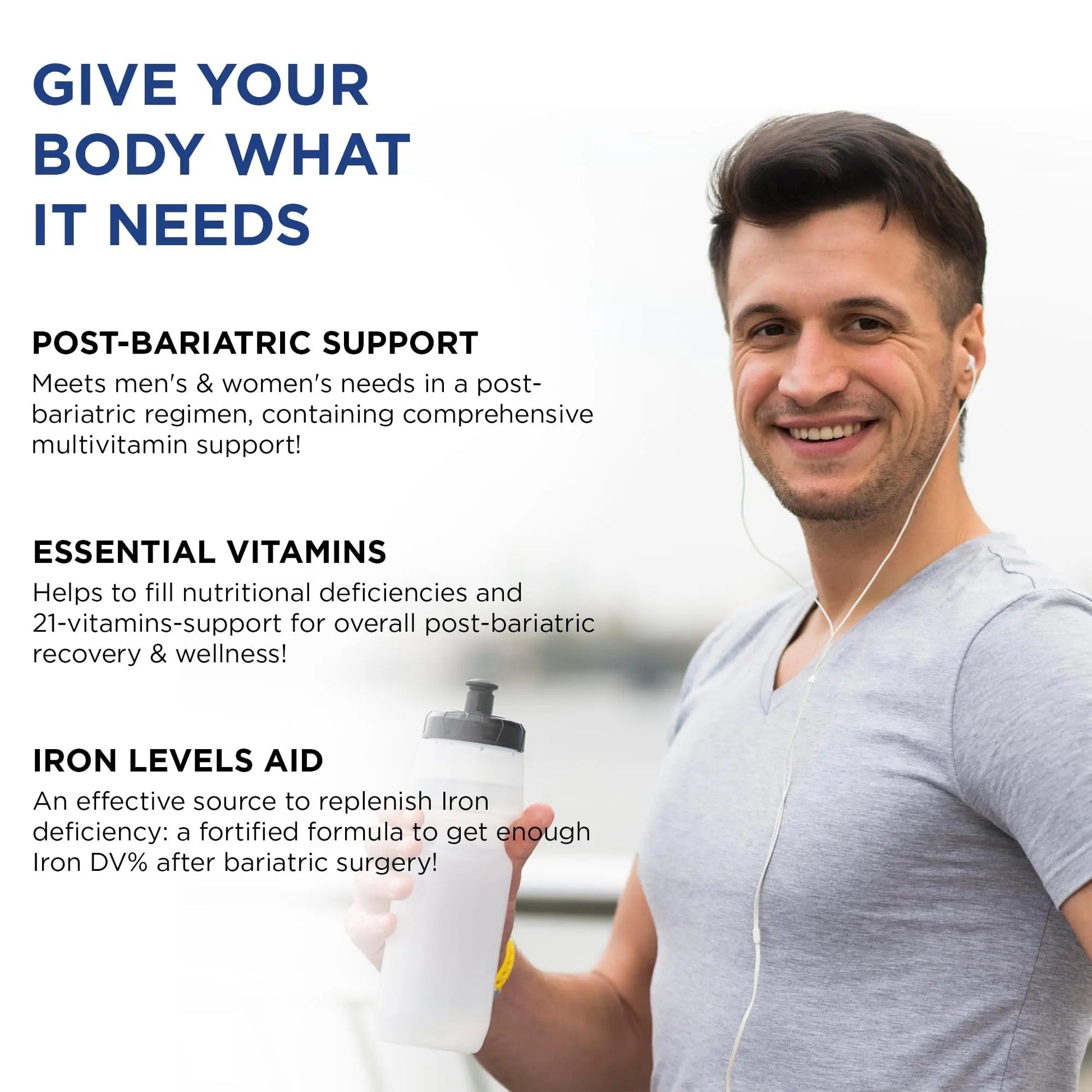 Bariatric Multivitamin with Iron for Women & Men - All-in-One 42 Superfood Blend for Energy & Immune Support - Post-Surgery Recovery NOON VITAMINSBuy Supplements Australia
