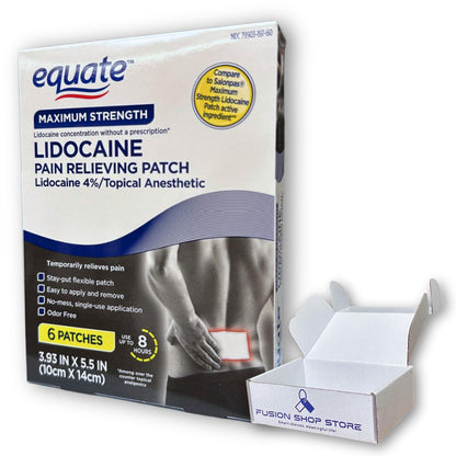 Topical anesthetic 4% Patch- 6 Count (Pack of 1), Boxed By Fusion Shop Store FUSION SHOP STORE Smart choices, meaningful life!Buy Supplements Australia