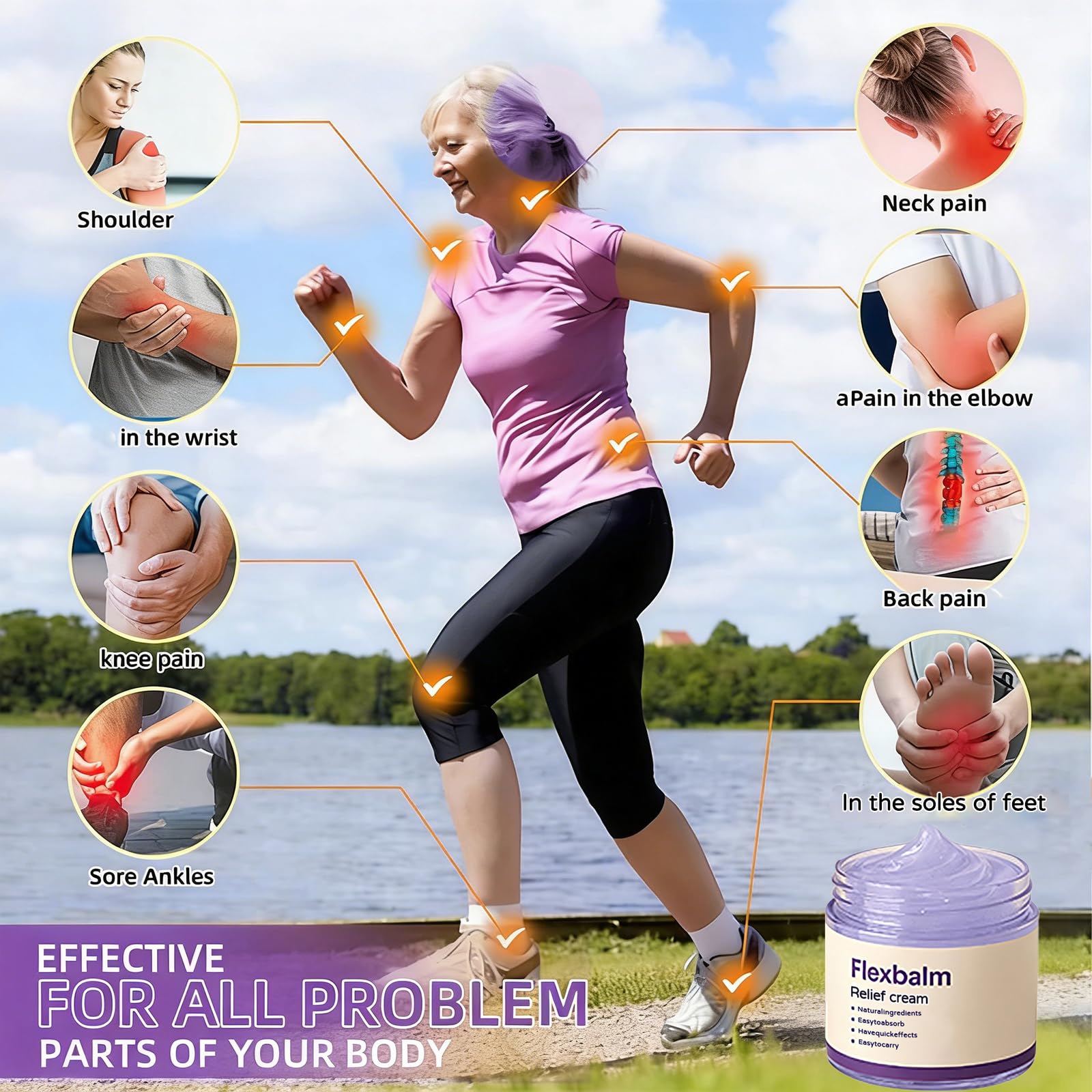 Flexbalm Rapid Joint Relief Therapy Gel 2.0, 2026 New Professional Relief Soothing Massage Gel, Flexbalm Rapid Joint Relief Cream for Back, Knee, Hands, Neck, Feet, for All Skin Types (2 Bottle) dooekaBuy Supplements Australia