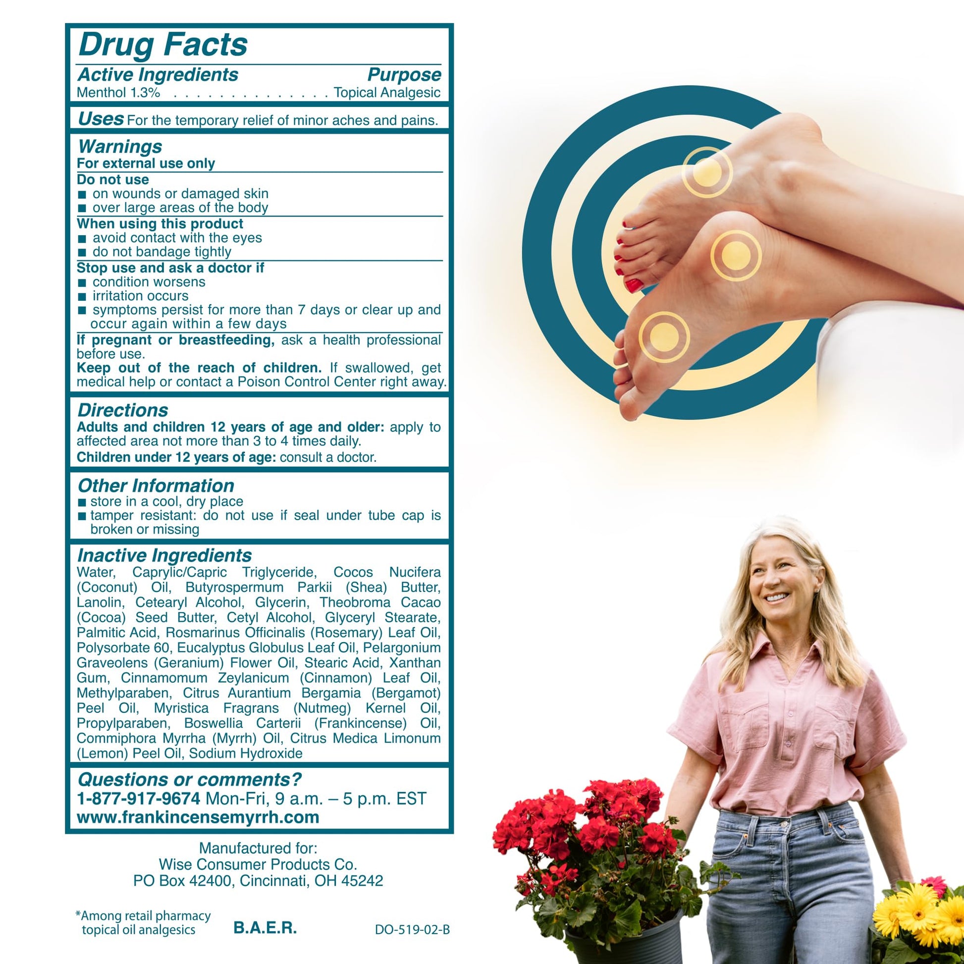 Frankincense & Myrrh Foot Pain Relief Cream - Intensive Foot Therapy Lotion - Diabetic Nerve Pain Relief Cream | Restless Leg Syndrome | Frankincense Essential Oil, 3 Ounce (1-Pack) FRANKINCENSE & MYRRHBuy Supplements Australia