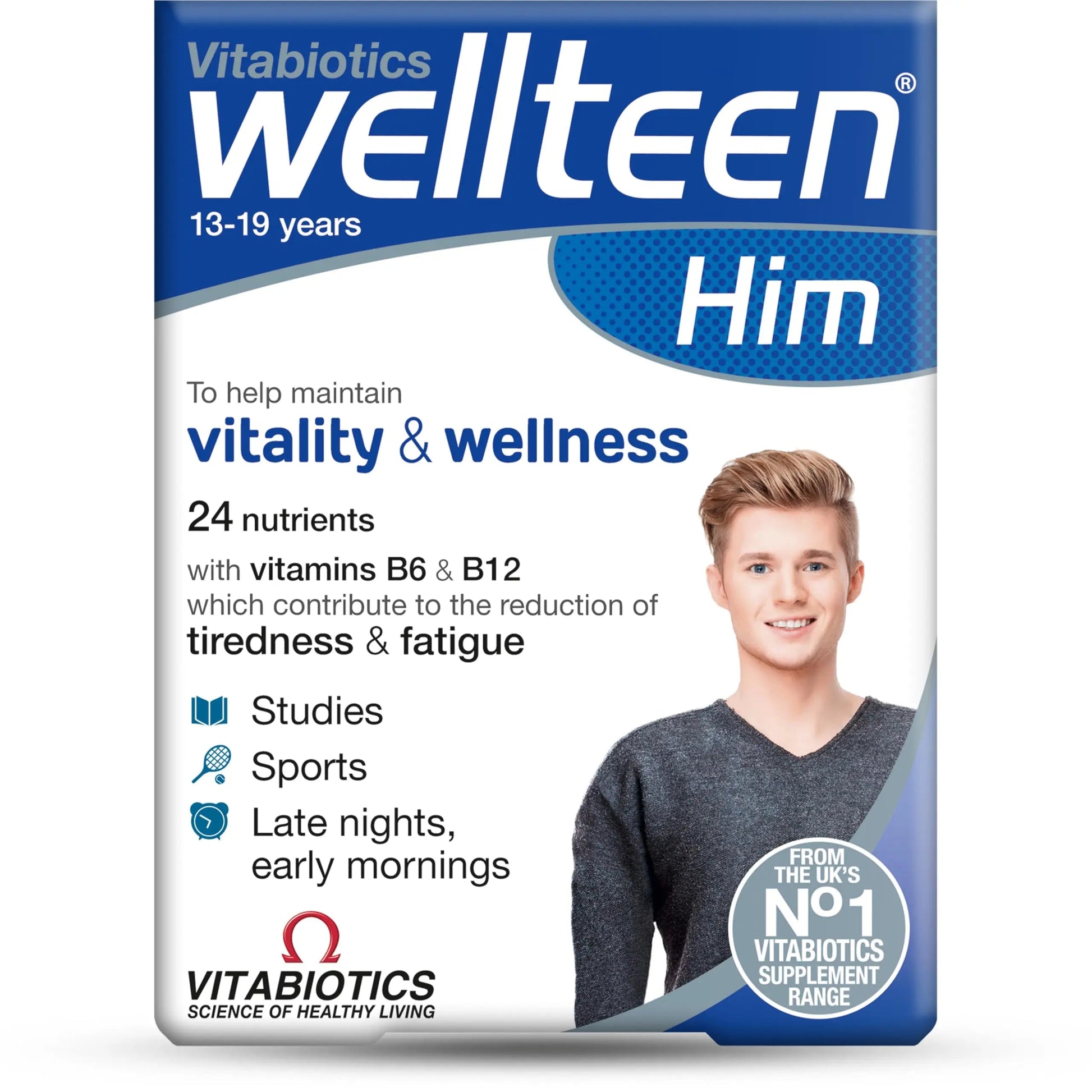 Wellteen by Vitabiotics Him Tablets x 30 Wellteen