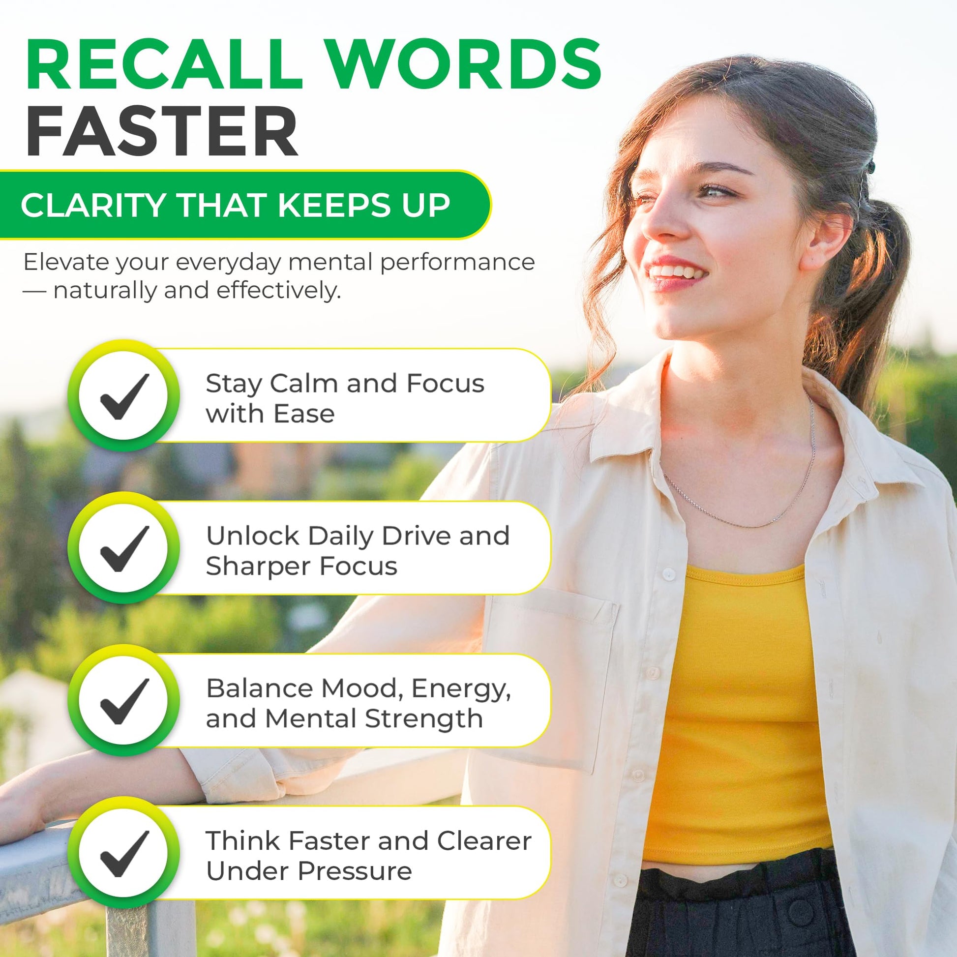 Memory Muscle – Advanced Nootropic Brain Supplement with Vitamin B12, Bacopa Monnieri & DMAE for Focus, Memory, Mental Clarity & Clean Energy – Premium Cognitive Support Formula Oaks NutritionBuy Supplements Australia