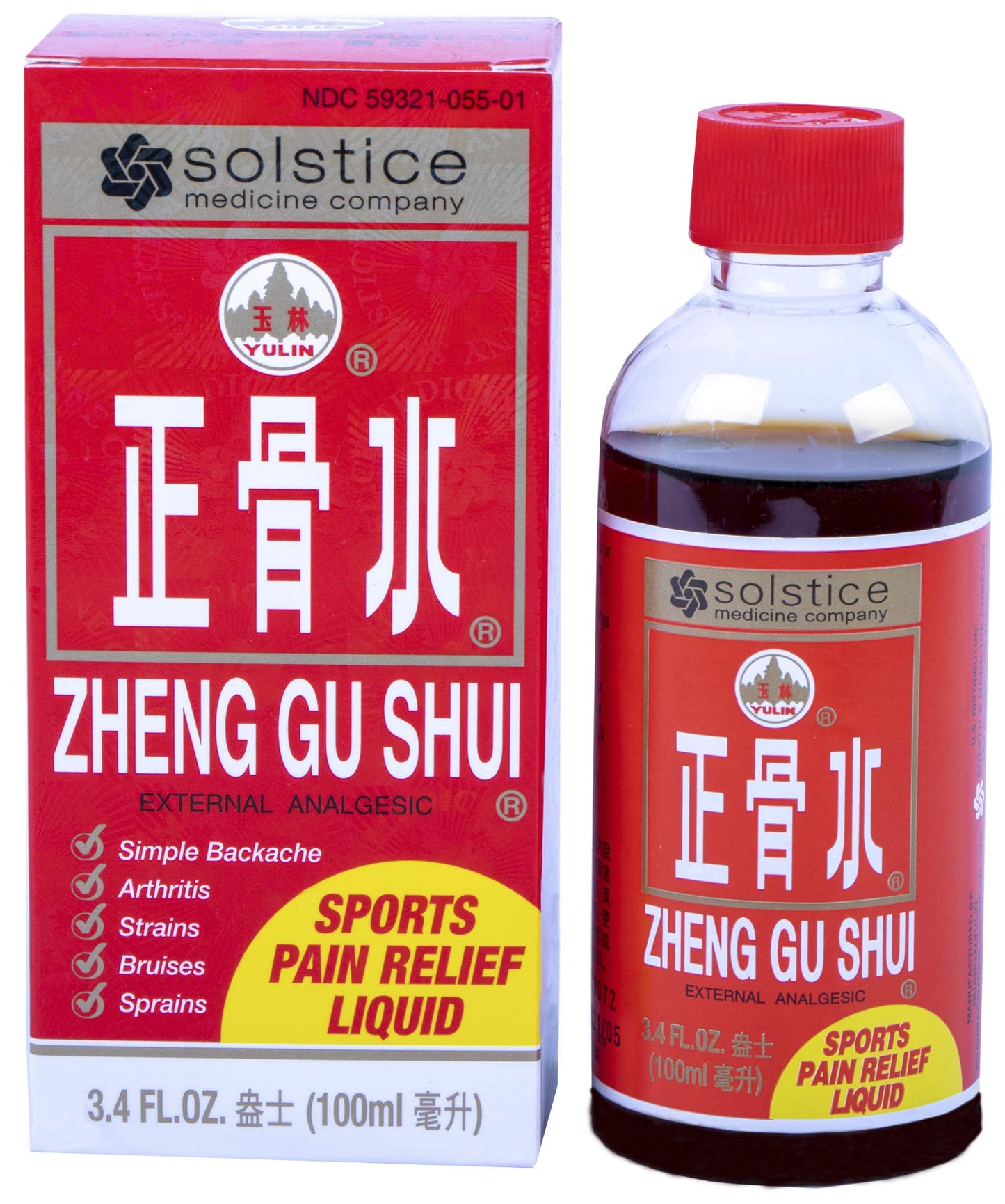 ZHENG GU SHUI - External Analgesic Lotion, 3.4 Oz Solstice Medicine CompanyBuy Supplements Australia