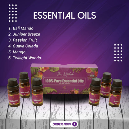 Simplistic Elegance Essential Oils Set - Top 6 Natural Aromatherapy Oils for Diffusers Humidifier Massage Simplistic EleganceBuy Supplements Australia