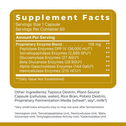 Premier Research Labs Digestase-SP - Enzymes for Digestion, Fermented Digestive Enzymes for Women & Men, Gut Health Support Pills with Peptidase, Hemicellulase - 60 Vegetarian Capsules Premier Research LabsBuy Supplements Australia