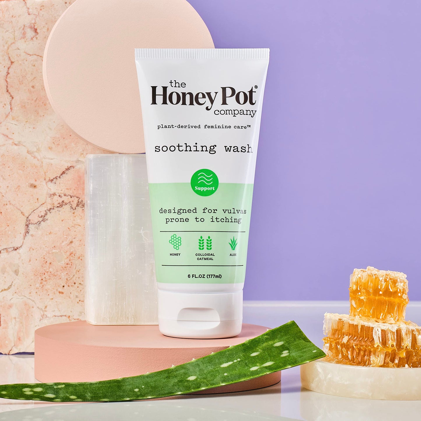 The Honey Pot Company - Anti-Itch Soothing Colloidal Oatmeal Wash - Plant Derived Feminine Care The Honey Pot CompanyBuy Supplements Australia