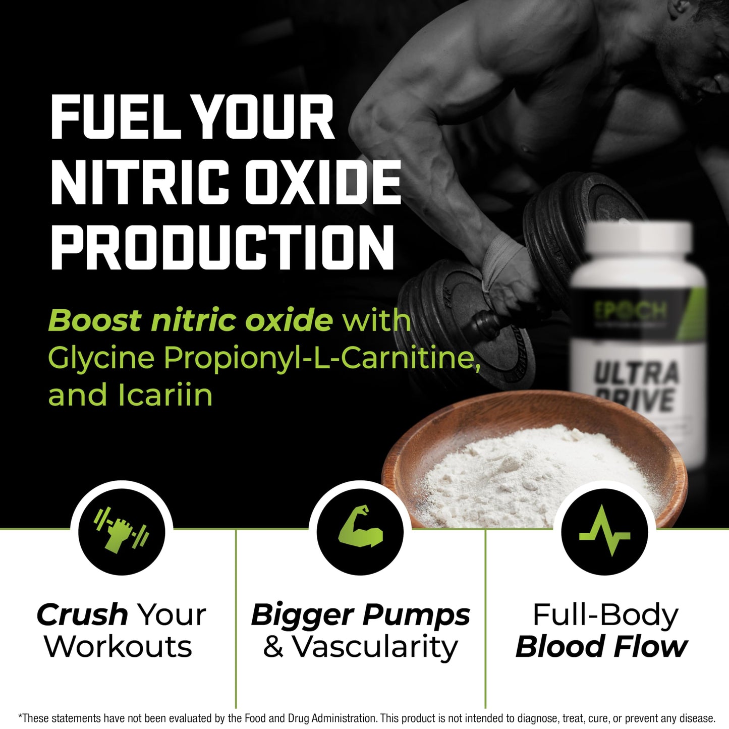 Epoch Nutrition | Ultra Drive – Advanced Performance Formula | Supports Energy, Endurance, and Healthy Circulation | with Tongkat Ali, Icariin & Nitric Oxide Support Epoch Nutrition SciencesBuy Supplements Australia