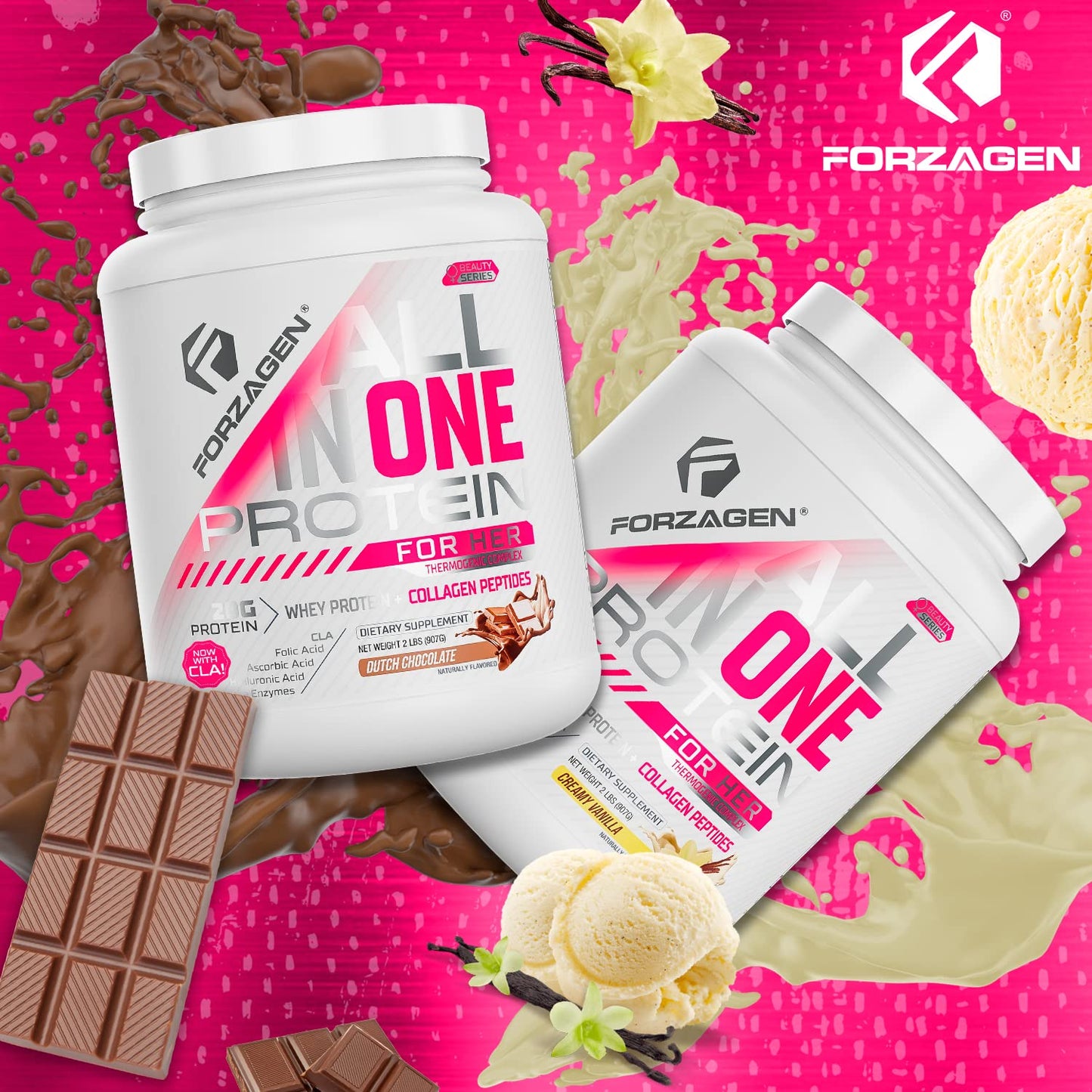 Forzagen Protein Powder for Women - Protein Shake With Collagen Powder for Women ForzagenBuy Supplements Australia