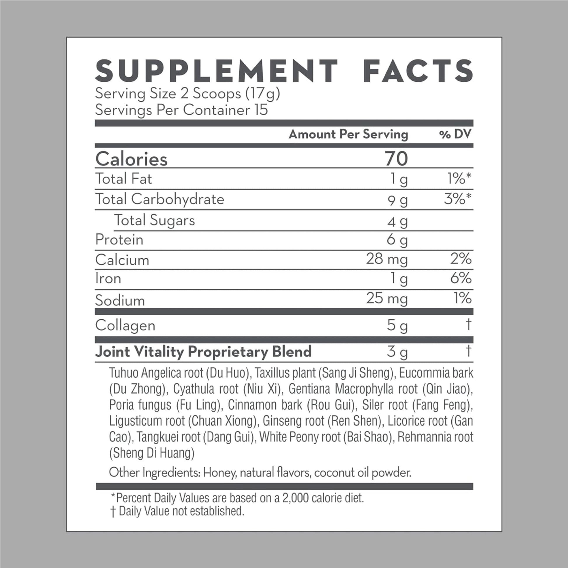 D'AO Labs Joint Vitality Powder - Joint Support - Du Huo Ji Shen Tang Traditional Chinese Herbal - Increased Mobility & Flexibility - Spiced Cocoa & Cinnamon Flavor - 15 Servings DAO LabsBuy Supplements Australia