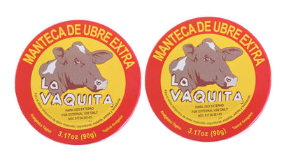 BILITOK 2 Pack La Vaquita Extra Strength Udder Balm Manteca Ubre De Vaca Pain Relief 3.17 Oz. Topical Analgesic La Vaquita ErectogenBuy Supplements Australia