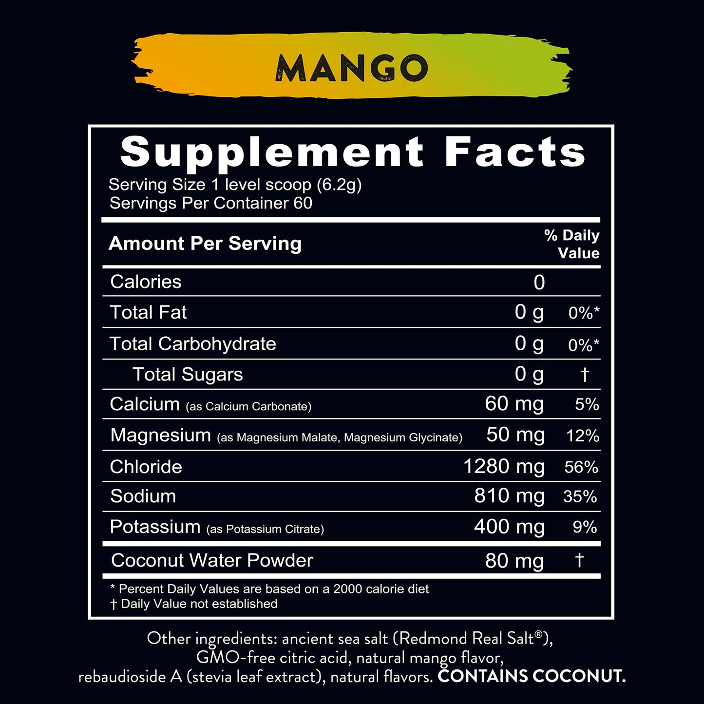 Redmond Re-Lyte Hydration Electrolyte Mix (Mango) REDMONDBuy Supplements Australia