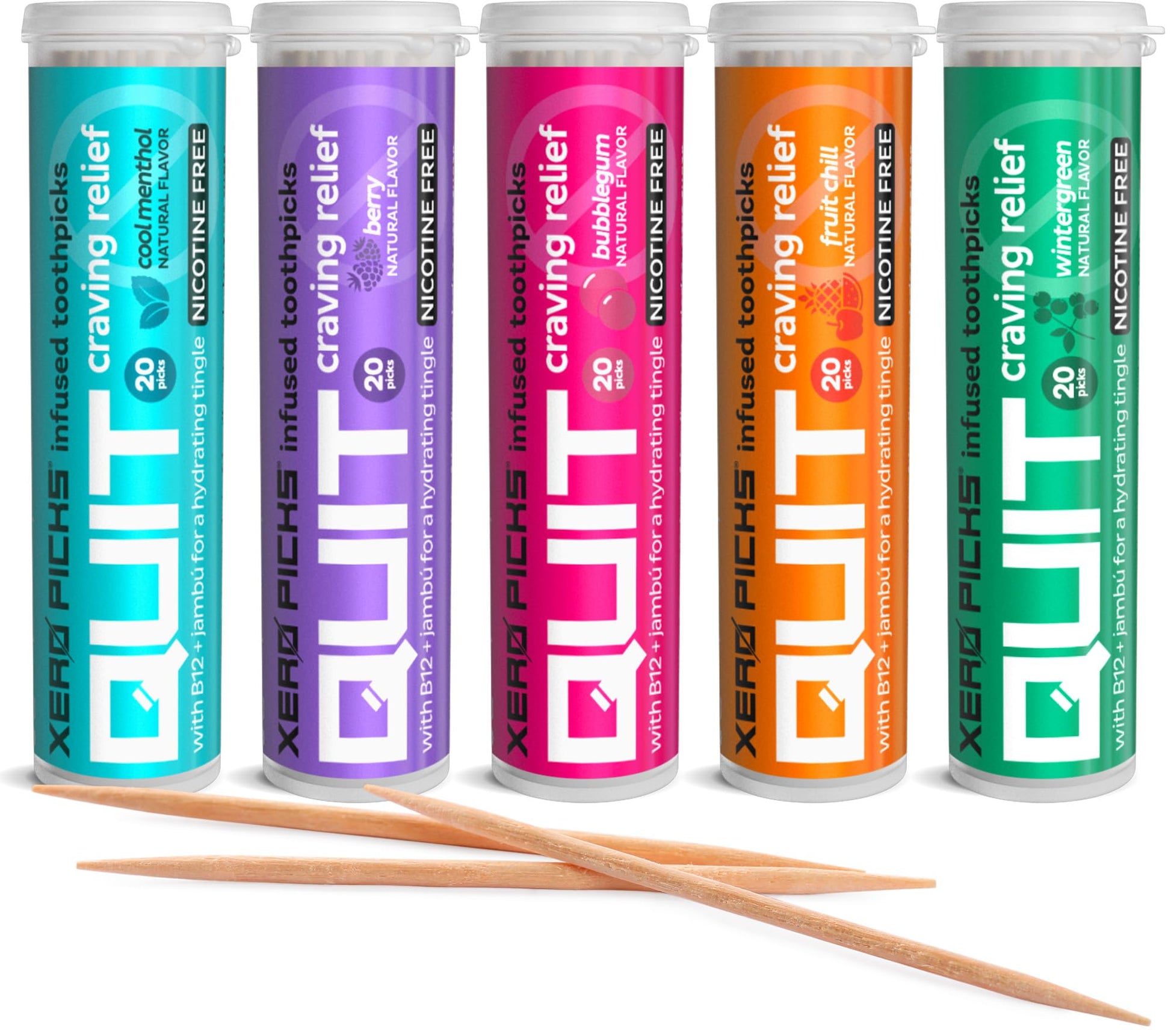 Xero Picks Infused Flavored Toothpicks to Help Quit Smoking - Nicotine Xero PicksBuy Supplements Australia