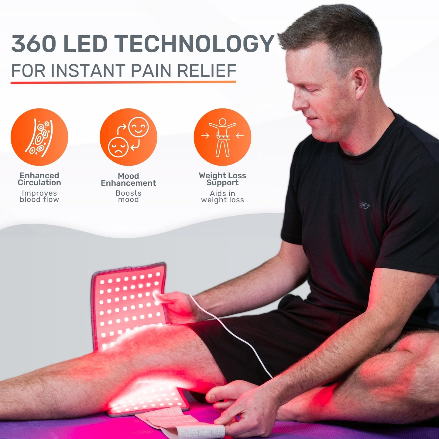 LOOKEE HealGlow Pro Medical Infrared & Red-Light Therapy Belt - LED Technology - 60W Powerful LOOKEEBuy Supplements Australia