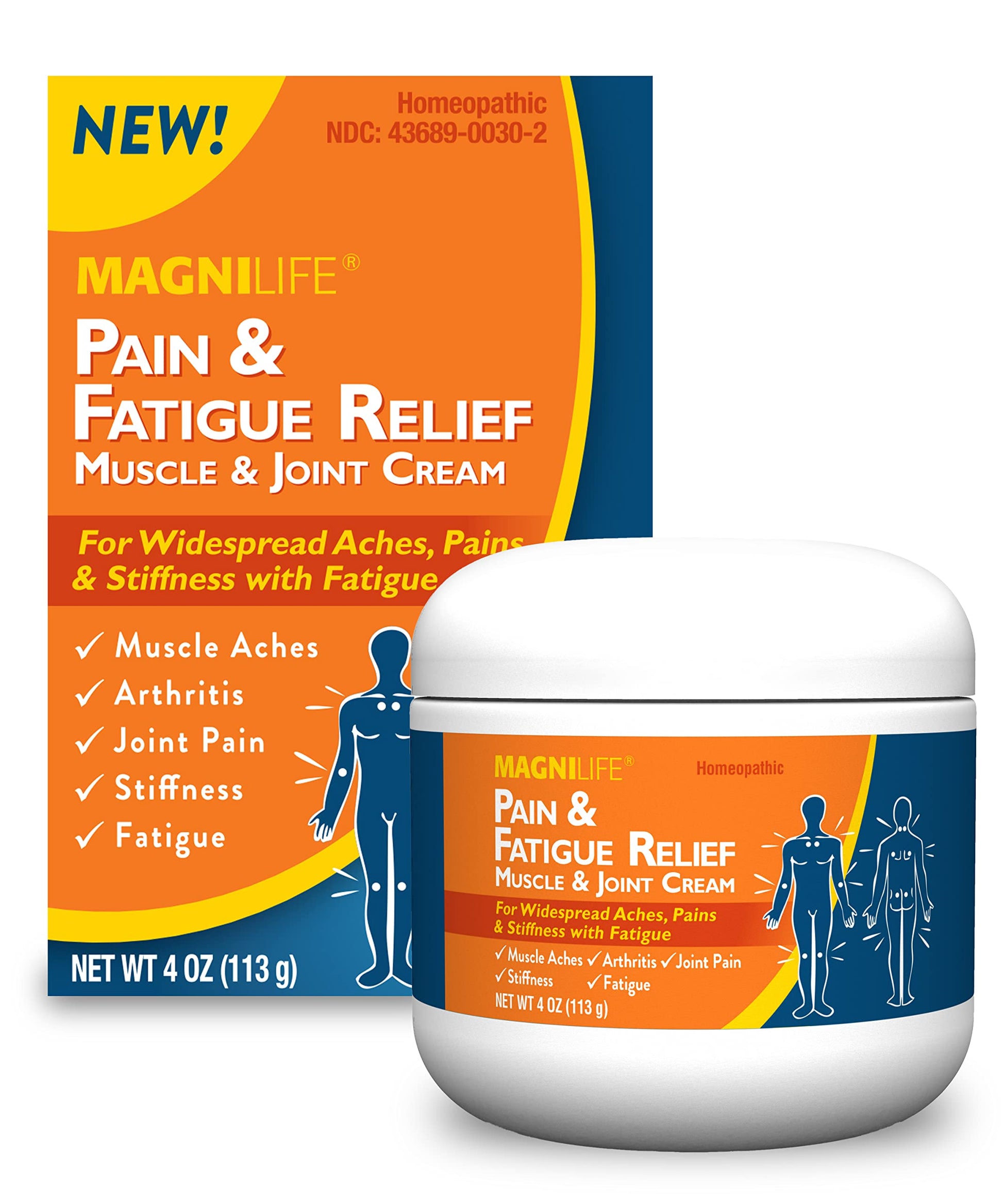 MagniLife Pain & Fatigue Relief Cream 4 oz Pain & Inflammation Relief Foam 4 oz. Natural Joint & Muscle Pain Relief Bundle for Shoulders, Back, Knees, Arthritis, Stiffness & Soreness MagniLifeBuy Supplements Australia