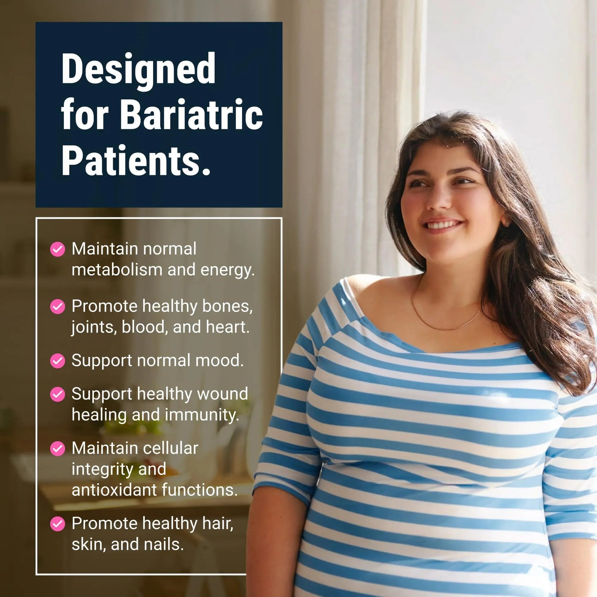 BariatricPal Multivitamin ONE 1 per Day! Bariatric Multivitamin Capsule with 45 mg of Iron | Easy to Swallow Capsule | BariatricPalBuy Supplements Australia