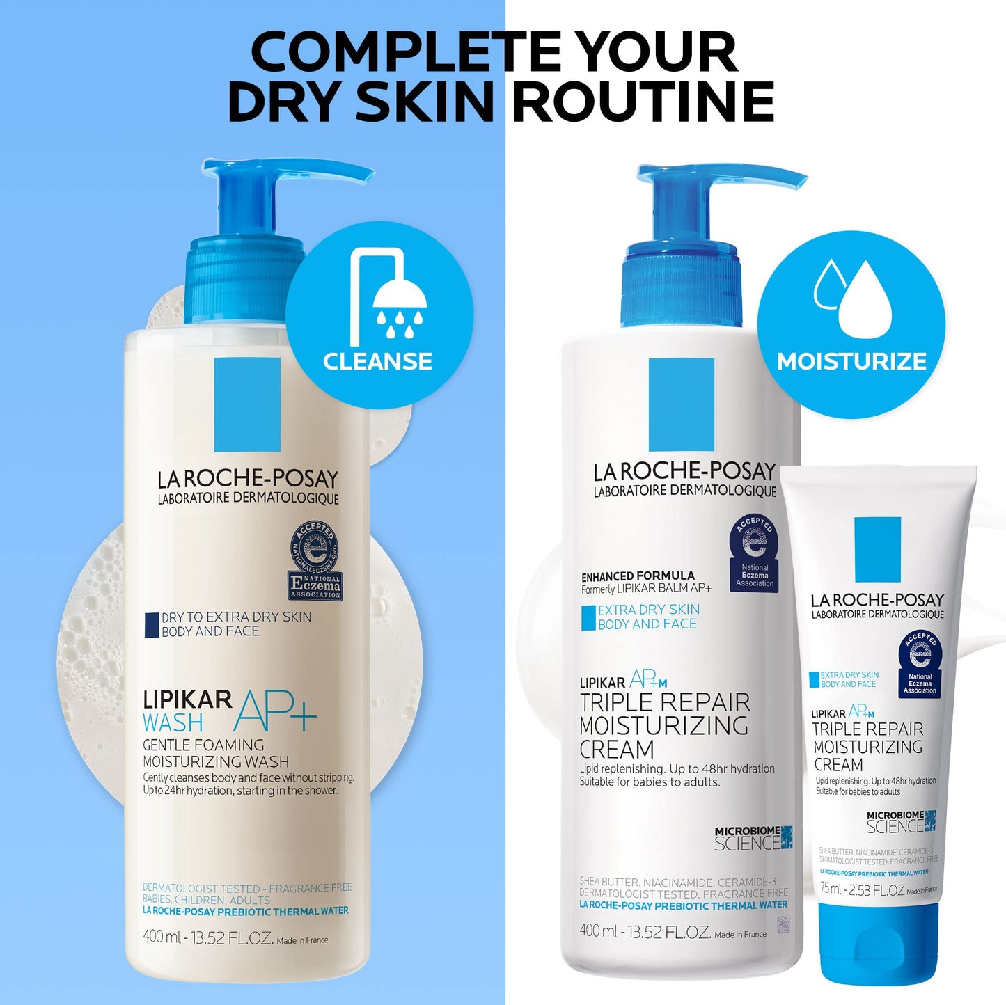La Roche-Posay Lipikar Daily Repair Moisturizing Lotion Full Size & Travel La Roche-PosayBuy Supplements Australia