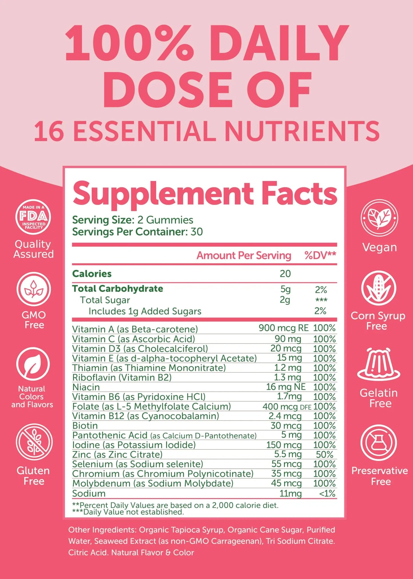 Lunakai USA Made Women’s Multi & Energy Gummies Bundle – 16 Essential Nutrients & B12 – 60 Ct Each LunakaiBuy Supplements Australia