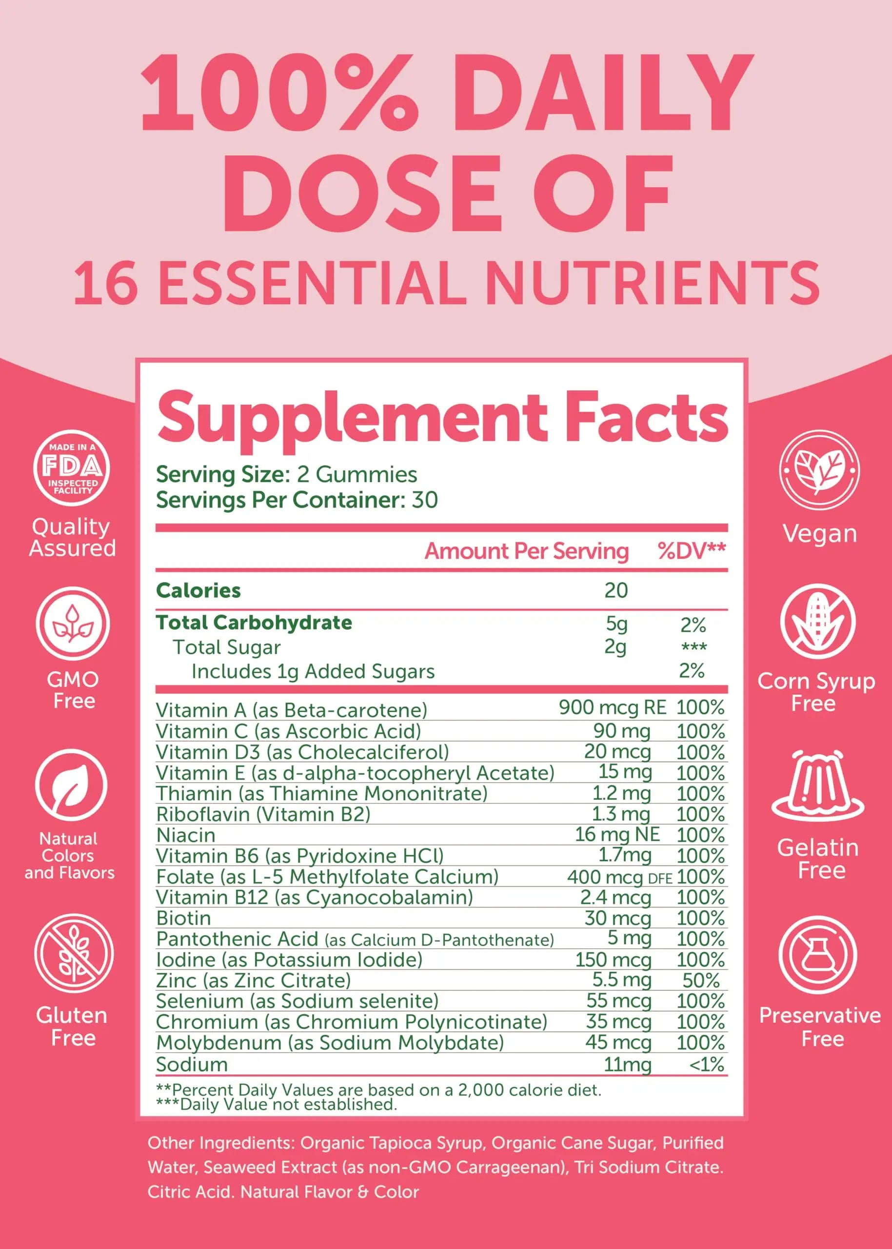 Lunakai USA Made Women’s Multi & Energy Gummies Bundle – 16 Essential Nutrients & B12 – 60 Ct Each LunakaiBuy Supplements Australia