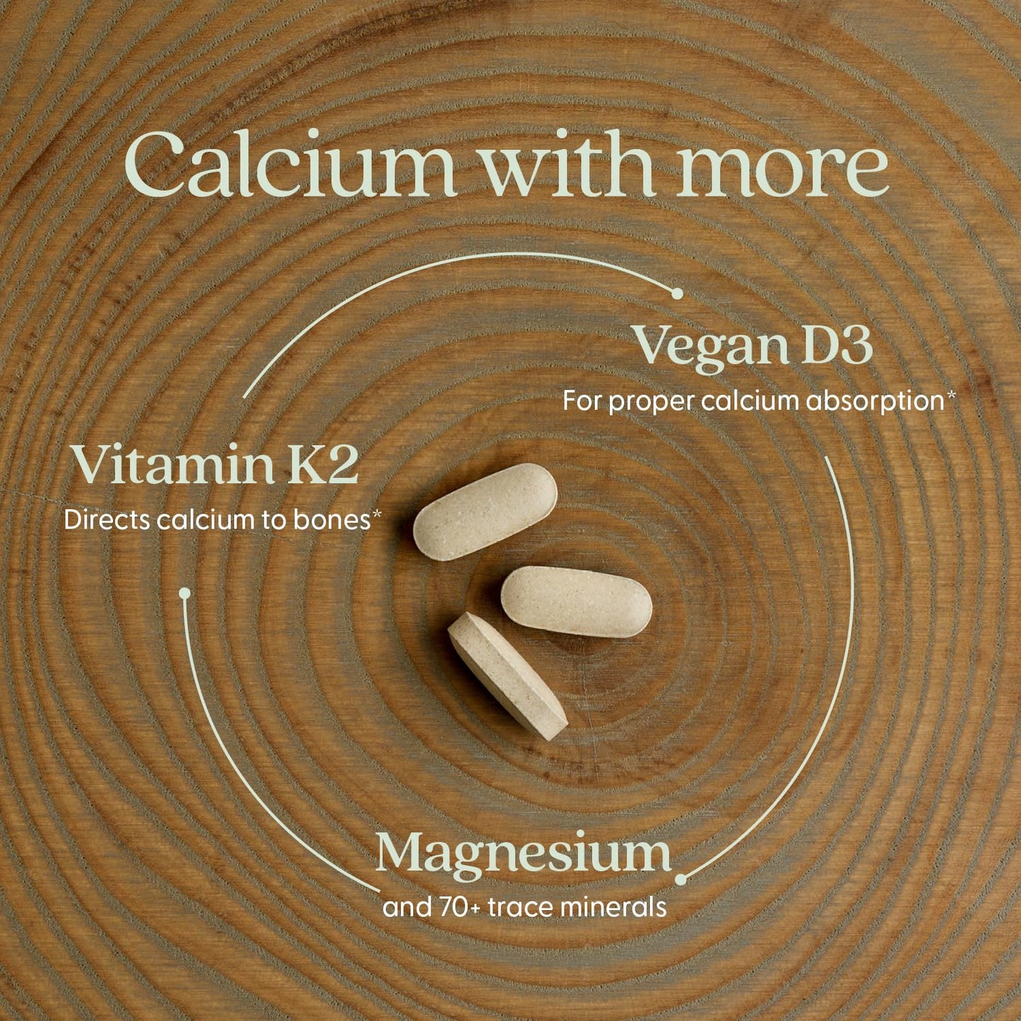 New Chapter Calcium Supplement - Bone Strength Plant-Based USDA Organic Calcium with Magnesium, Vitamin D3+K2, for Bone Health & Joint Mobility, Heart Support