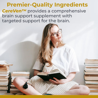 Premier Research Labs CereVen - Herbal Brain Supplement for Memory & Focus Featuring Rhodiola Rosea, Rhodiola Rosea Supplement for Brain Health Support - 60 Vegetarian Capsules Premier Research LabsBuy Supplements Australia