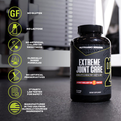 NutraBio Extreme Joint Care - Joint Support Supplement - Joint Health Supplement, Supports Joints, Mobility, and Cartilage - 120 Capsules NutraBioBuy Supplements Australia