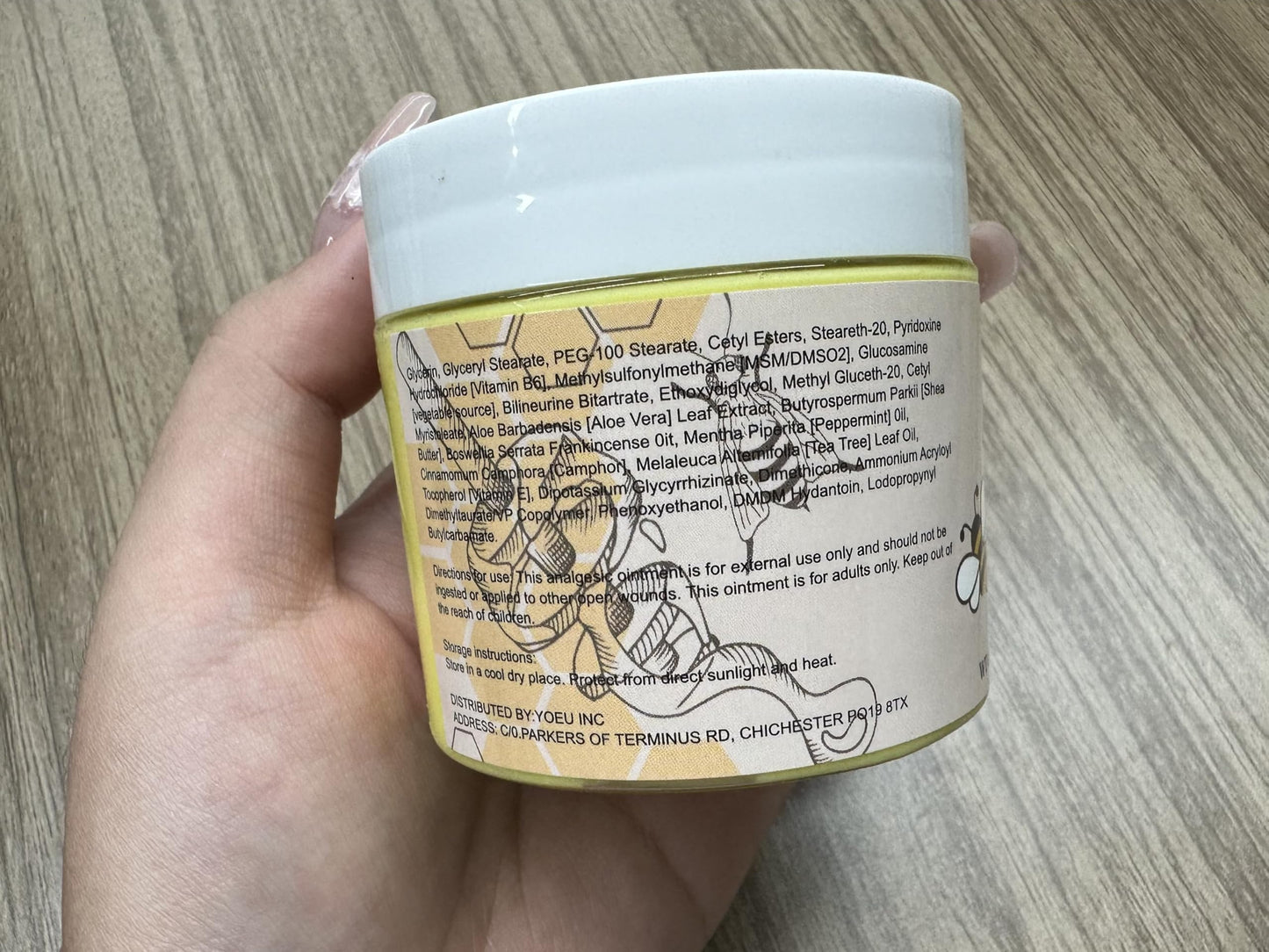 Natural Organic Bee Venom Muscle & Joint Cream, Extra Effective Muscle & Joint Care, for Neck, Hand, Feet, Knee, Muscles, Shoulder, Wrist, Elbow, Ankle, Foot Aches, Arnica, Vitamin B6 KOKOMAANEBuy Supplements Australia