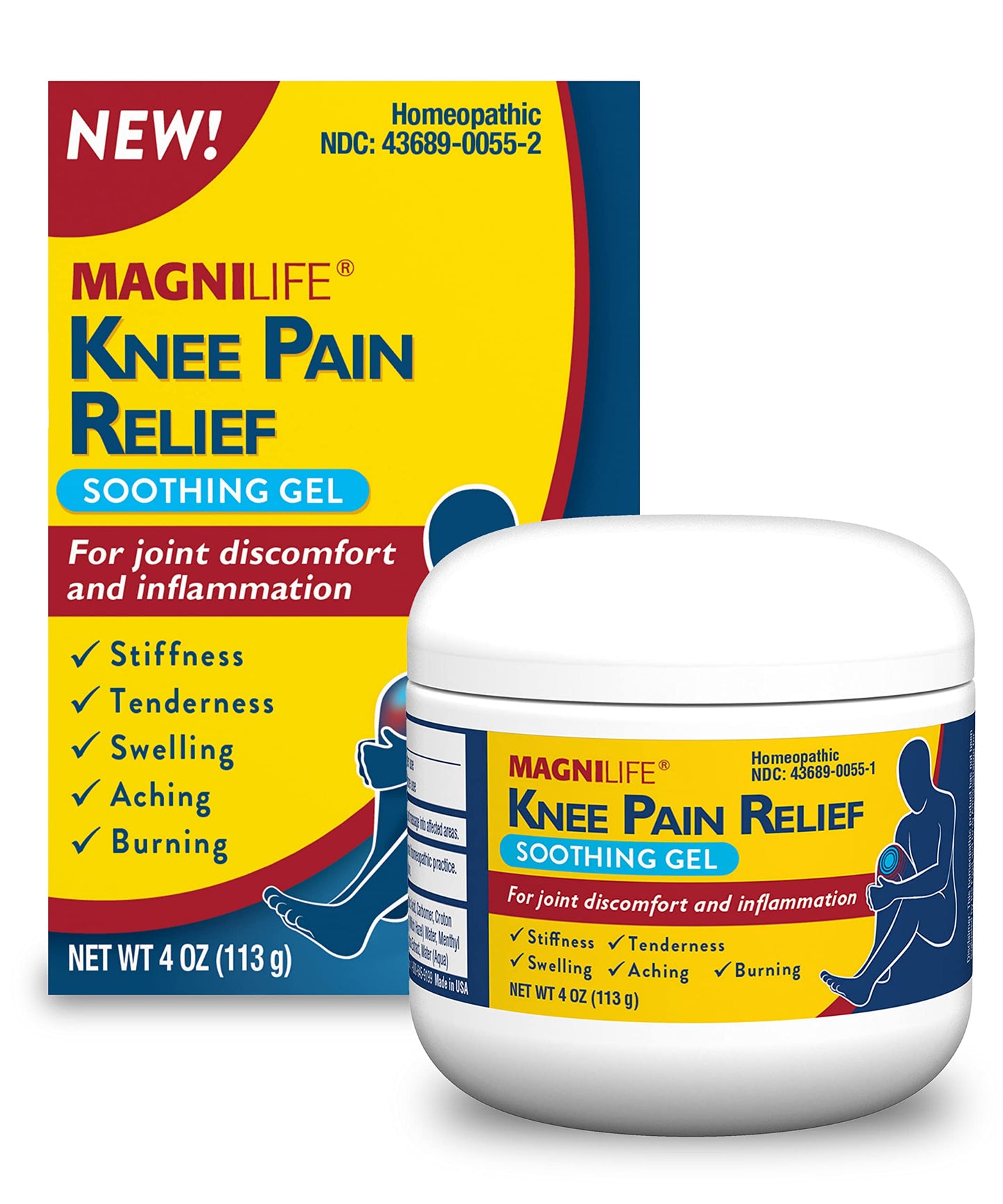 MagniLife Knee Pain Relief Gel (4 oz), Arnica-Based Gel for Joint Pain, Knee Stiffness & Swelling, Non-Greasy, No Staining, Massage-in Formula for Daily Knee Support & Comfort MagniLifeBuy Supplements Australia