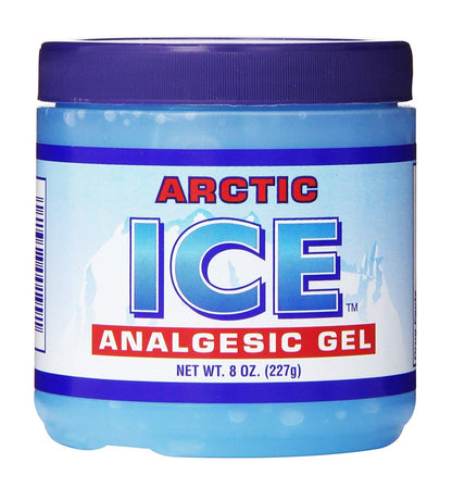 ARCTIC ICE Set of 3 Pain Relief Analgesic Gels! 8oz Each! Temporarily Relieves Muscle Aches, Backaches, Strains, Sprains, Arthritis, Bruises, Sports Injuries! Made in USA! (3) ARCTIC ICEBuy Supplements Australia