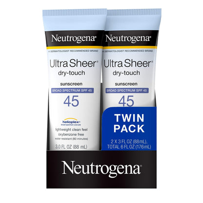 Neutrogena Ultra Sheer Dry-Touch Water Resistant and Non-Greasy Sunscreen 