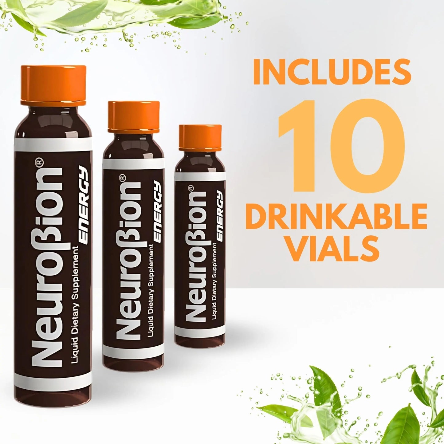Neurobion Energy Liquid Dietary Supplement Multivitamins + Enegy Blend 10 vials x 250 ml Neurobion