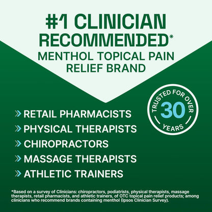 Biofreeze Dry Stick, Mess-Free Relief for Neck, Shoulder, Knee, Hip, Hand & Joint, Cooling Menthol Pain Relief Stick, Up to 100 Uses BiofreezeBuy Supplements Australia