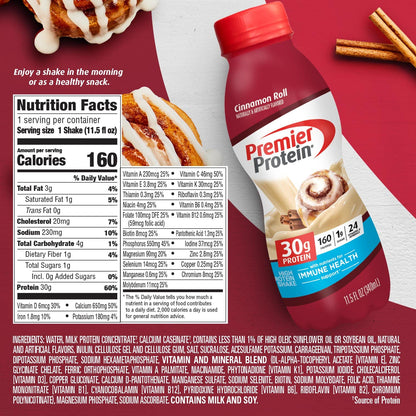 Premier Protein Shake, 30g Protein, 1g Sugar,24 Vitamins&Minerals Nutrients to Support Premier ProteinBuy Supplements Australia