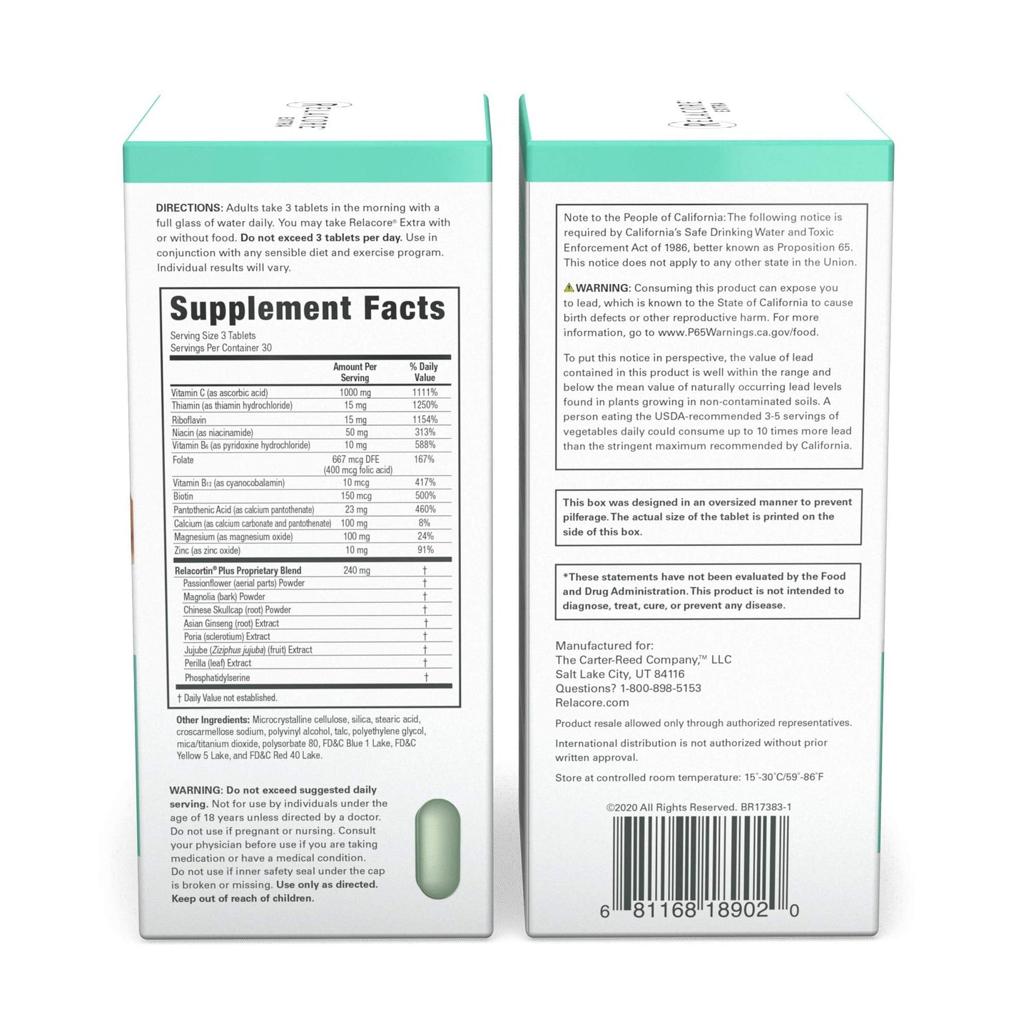 Relacore Extra Maximum Strength Stress-Mitigating Compound - Stress Relief Supplements RelacoreBuy Supplements Australia