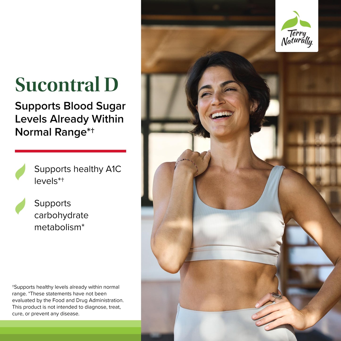 Terry Naturally Sucontral D - B-Complex & Folate Supplement - Carbohydrate Metabolism Support - Vitamin & Mineral Supplement with Zinc & Chromium - 60 Capsules (Pack of 3) Terry NaturallyBuy Supplements Australia