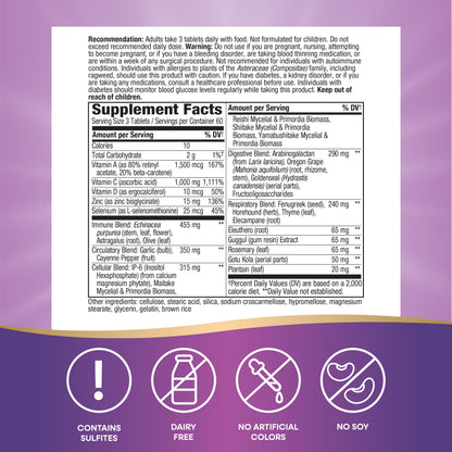 Nature's Way Systemwell Ultimate Immune* with Vitamins C, A, D, Zinc, & Selenium, Multi-System Botanical Blends Including Immune, Respiratory, Digestive & Circulatory, 180 Tablets (Packaging May Vary) Nature's WayBuy Supplements Australia