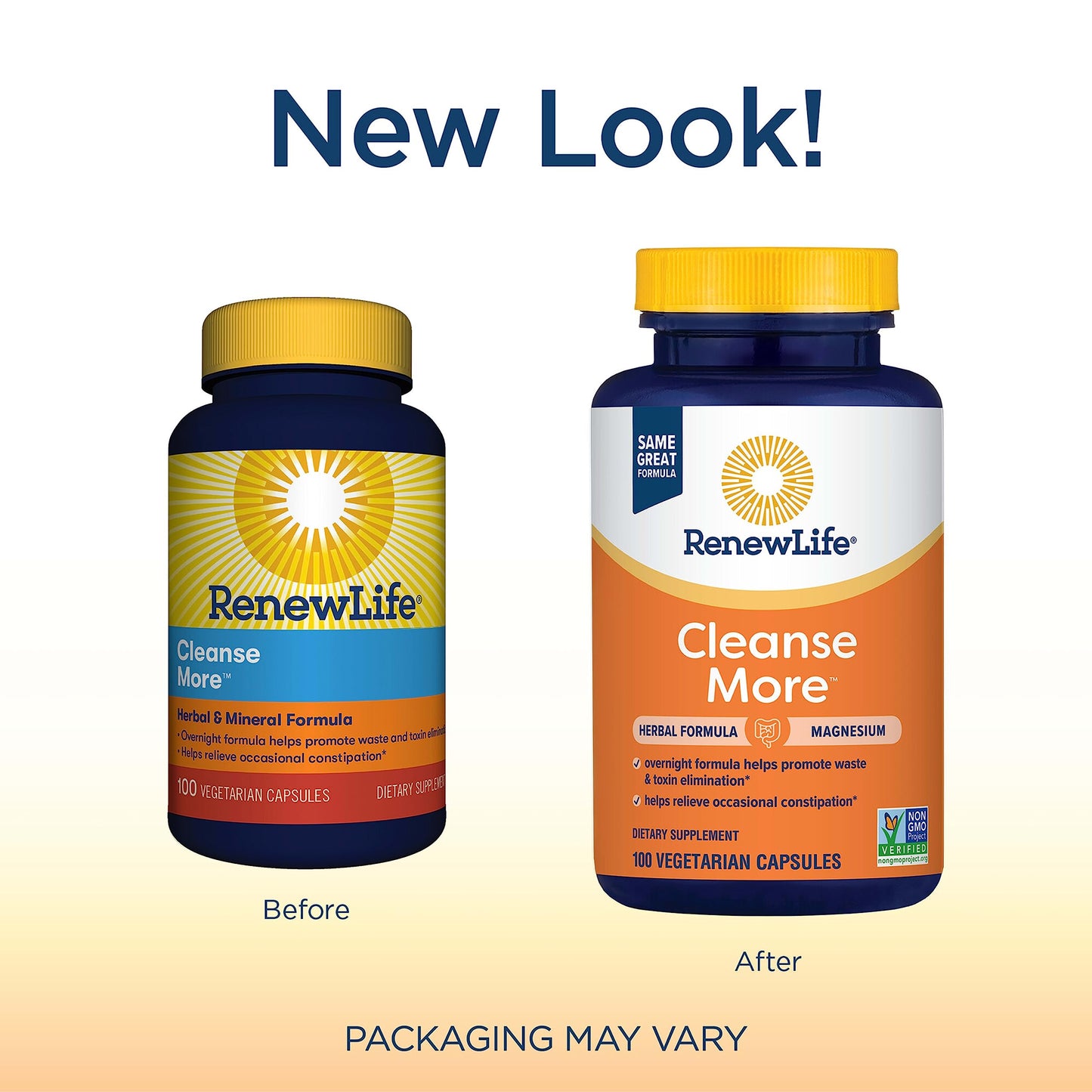 Renew Life Detox Cleanse More, Reduces Bloating and Restores Regularity, Overnight Constipation Relief Renew LifeBuy Supplements Australia
