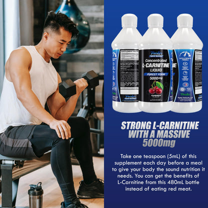Parker Naturals L-Carnitine 5000 Mg Premium Dietary Supplement Liquid - 16 Oz All Natural Parker NaturalsBuy Supplements Australia