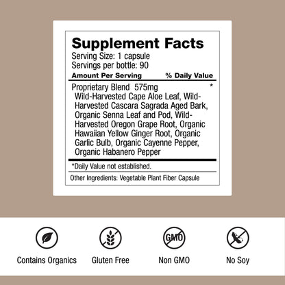 Dr. Schulze's Intestinal Formula #1 - Bowel Movement Supplement for Colon Health Support - Bloating & Constipation Aid - Intestinal Cleanse - All-Natural - Plant-Based - Vegan - 90 Count (2 Pack) Dr. Schulze'sBuy Supplements Australia