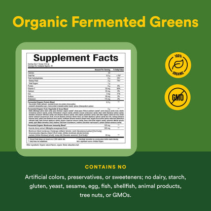 Whole Earth & Sea from Natural Factors, Organic Fermented Greens, Vegan Whole Food Supplement, Tropical, 14.3 Oz Natural FactorsBuy Supplements Australia